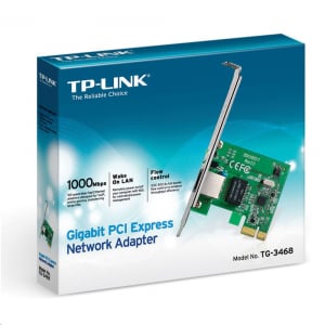 TP-Link TG-3468 10/100/1000 PCI-E h&aacute;l&oacute;zati k&aacute;rtya