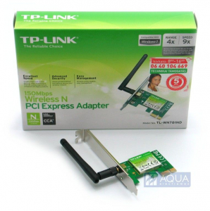 TP-Link TL-WN781ND 150Mbps MIMO vezet&eacute;k n&eacute;lk&uuml;li PCI-E h&aacute;l&oacute;zati k&aacute;rtya