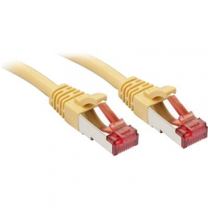 RJ45 Hálózat Csatlakozókábel CAT 6 S/FTP 2.00 m Sárga Védővel LINDY