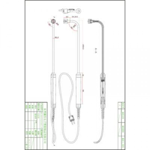 VOLTCRAFT TP-206 Felület érzékelő -100 ... 400 °C Érzékelő típus K Kalibrált Gyári standard (tanúsítvány nélkül)