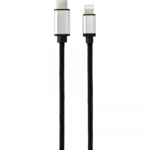 Renkforce USB kábel [1x USB 3.0 dugó, C típus - 1x Apple Dock dugó Lightning] 1.00 m Fekete