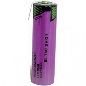 AA lítium ceruzaelem, forrasztható, 3,6V 2200 mAh, forrfüles, 14,7 x 50,5 mm, Tadiran SL760/T