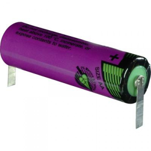 AA lítium ceruzaelem, forrasztható, 3,6V 2200 mAh, forrfüles, 14,7 x 50,5 mm, Tadiran SL760/T