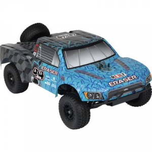 Reely Eraser Brushless 1:10 RC modellautó Elektro Short Course 4WD 100% RtR 2,4 GHz Akkuval, töltőkészülékkel és adóakkukkal