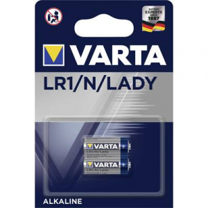 Lady elem N, alkáli mangán, 1,5V, 850 mAh, 2 db, Varta High Energy N, LR1, LR01, E90, LR1-N, LR1/E90, 4001, AM5, KN