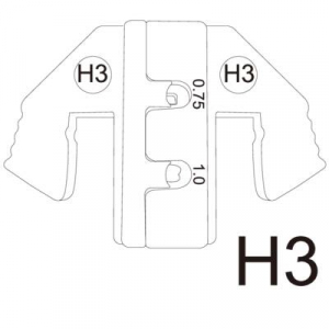 Krimpelő betét, krimpelő fogóba 0.75 - 1 mm2 TOOLCRAFT 1511624