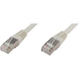 RJ45 Hálózat Csatlakozókábel CAT 6 S/FTP 0.50 m Szürke Páros árnyékolás econ connect