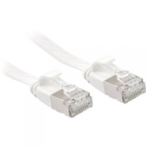 RJ45 Hálózat Csatlakozókábel CAT 6A U/FTP 1.00 m Fehér Védővel LINDY