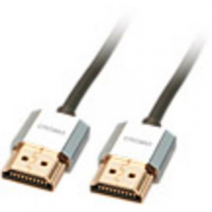 LINDY HDMI Csatlakozókábel [1x HDMI dugó - 1x HDMI dugó] 2.00 m Szürke