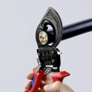 Racsnis kábelvágó 250 mm, 32 mm vágóképesség, Knipex 95 31 250