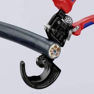 Racsnis kábelvágó 250 mm, 32 mm vágóképesség, Knipex 95 31 250