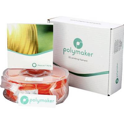 Polymaker 70122 3D nyomtatószál PolyLite PETG 2.85 mm Narancs 1 kg