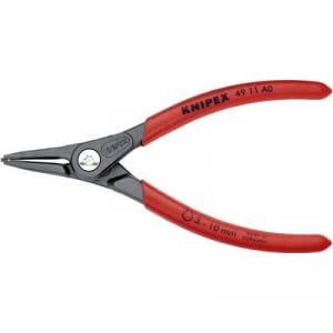 KNIPEX precíziós biztosítógyűrű fogó külső gyűrűkhöz, 3-10 mm, 49 11 A0