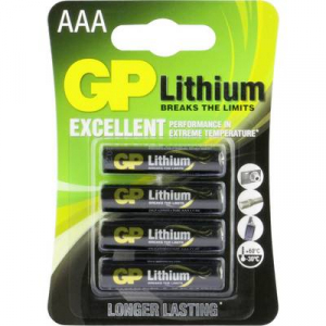 Mikroelem Lítium GP Batteries Excellent FR03 1.5 V 4 db