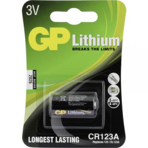 GP Batteries DL123A Fotóelem CR-123A Lítium 1400 mAh 3 V 1 db