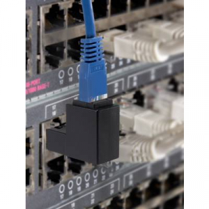 CAT5e RJ45-Adapter 90°ban felfelé hajlítva, Renkforce