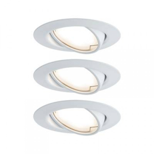 Beépíthető lámpa 3 részes készlet LED LED 15 W Paulmann 93423 Base Fehér (matt)