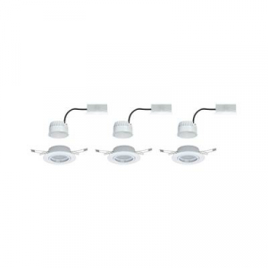 Beépíthető lámpa 3 részes készlet LED LED 15 W Paulmann 93423 Base Fehér (matt)