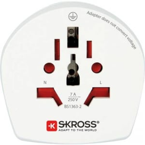 Skross 1.500225-E Úti adapter CA W to UK (BS)