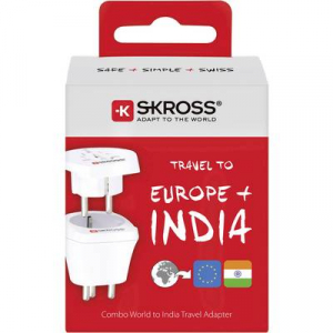 Skross 1.500215-E Úti adapter CO W to IND