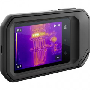 Hőkamera beépített kamerával -20 ... +400 °C 8,7 Hz MSX, beépett LED-es lámpa, WiFi, FLIR C5