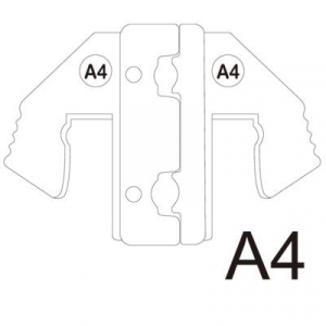 Krimpelő betét szigetelt laposérintkezős hüvelyekhez, hajlított, 0.5 - 2.5 mm2 TOOLCRAFT 1423369