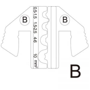 Krimpelő betét szigetelt kábelsarukhoz, 1.5 - 10 mm2 TOOLCRAFT 1423376