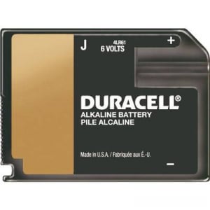 4LR61 alkáli elem, távirányító elem, 6V 500 mAh, Duracell 4LR61, FlatPack, 4018, 7K67, 866, 539, 1412AP, KJ, J