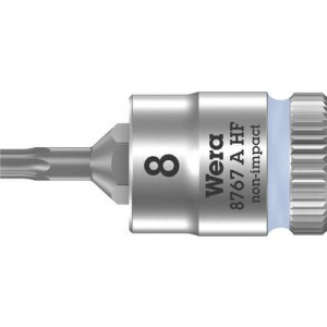 Wera 8767 A 05003360001 Belső kerek hatlap (TX) Dugókulcs bit betét T 8 1/4 (6,3 mm)