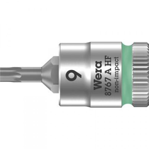 Wera 8767 A 05003361001 Belső kerek hatlap (TX) Dugókulcs bit betét T 9 1/4 (6,3 mm)