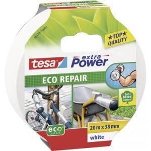 Rögzítő és javító szalag 20 m x 38 mm, fehér, TESA extra Power ECO REPAIR 56432-01