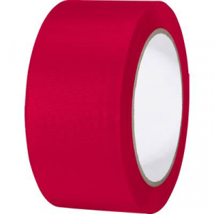 Többcélú PVC ragasztószalag (H x Sz) 33 m x 50 mm, piros PVC 832450R-C TOOLCRAFT, tartalom: 1 tekercs