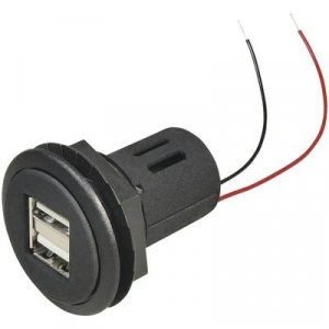 Beépíthető USB töltő, két USB aljzattal 12-24V/5V max. 5A ProCar 67321501