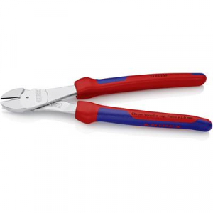 Erőkímélő oldalcsípőfogó, közepes/kemény/zongora huzal max.: O 4,6/3,5/3 mm, Knipex 74 05 250