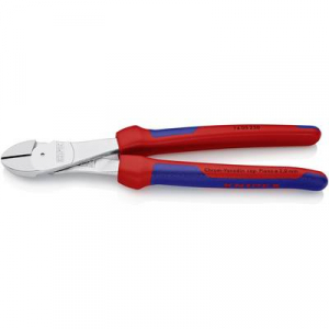 Erőkímélő oldalcsípőfogó, közepes/kemény/zongora huzal max.: O 4,6/3,5/3 mm, Knipex 74 05 250