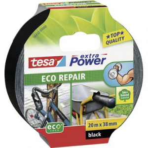 Rögzítő és javító szalag 20 m x 38 mm, fekete, TESA extra Power ECO REPAIR 56432