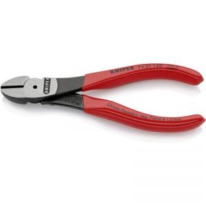 Erőkímélő oldalcsípőfogó, közepes/kemény/zongora huzal max.: O 3,1/2/1,5 mm, Knipex 74 01 140