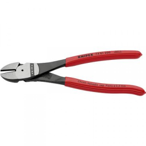 Erőkímélő oldalcsípőfogó, közepes/kemény/zongora huzal max.: O 4,2/3/2,5 mm, Knipex 74 01 200