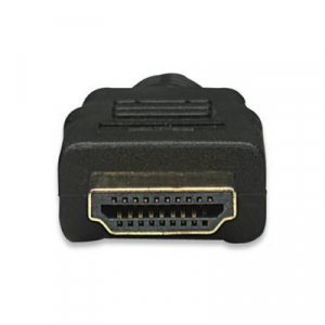 TECHly HDMI Csatlakozókábel [1x HDMI dugó - 1x HDMI dugó, D mikro] 3.00 m Fekete