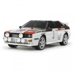 Tamiya TT-02 Audi Quattro Rally Brushed 1:10 RC modellautó Elektro Közúti modell 4WD építőkészlet