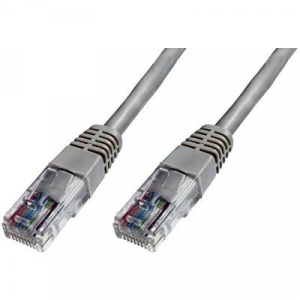 RJ45 Hálózat csatlakozókábel CAT 5e U/UTP 1x RJ45 dugó - 1x RJ45 dugó 20 m Szürke UL minősített