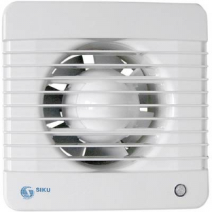 Falba és mennyezetbe építhető elszívó ventilátor 230 V 185 m3/h 12.5 cm Wallair ML 125