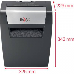 Rexel Momentum X308 Iratmegsemmisítő Részecskevágás 5 x 42 mm 15 l Lapok száma (max.): 8 Biztonsági fokozat (iratmegsemmisítő) 3 Szintén megsemmisíti