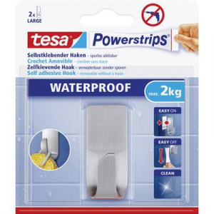 Vízhatlan ragasztású tartó Tesa Powerstrips® Waterproof Hook Metal TESA 59707