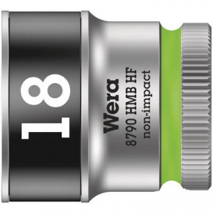 Wera 8790 HMB HF 05003752001 Külső hatlap Dugókulcs betét 18 mm 3/8 (10 mm)