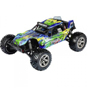 Reely Stagger Brushless 1:10 RC modellautó Elektro Buggy 4WD 100% RtR 2,4 GHz Akkuval, töltőkészülékkel és adóakkukkal, Brushless-Combo-val