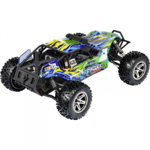 Reely Stagger Brushless 1:10 RC modellautó Elektro Buggy 4WD 100% RtR 2,4 GHz Akkuval, töltőkészülékkel és adóakkukkal, Brushless-Combo-val