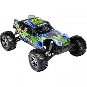 Reely Stagger Brushless 1:10 RC modellautó Elektro Buggy 4WD 100% RtR 2,4 GHz Akkuval, töltőkészülékkel és adóakkukkal, Brushless-Combo-val