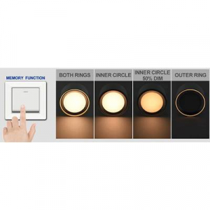 Nordlux 47550101 Fallon LED-es ráépíthető lámpa 8.5 W Fehér