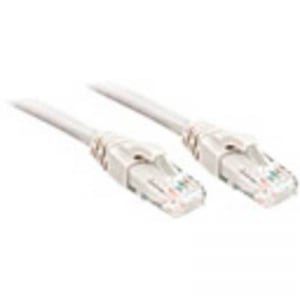 RJ45 Hálózat Csatlakozókábel CAT 6 U/UTP 0.30 m Fehér LINDY